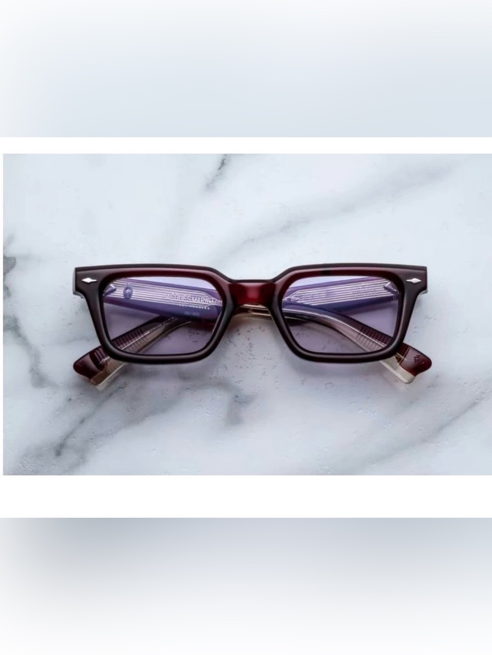 Jacques Marie Mage Casablanca Square Eyeglasses Acetate Frame New